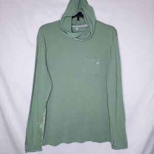 Free Fly Shirt Womens Large Green Bamboo Fishing